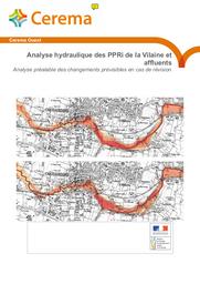 Analyse hydraulique des PPRi de la Vilaine et affluents. Analyse préalable des changements prévisibles en cas de révision | BERNARD, Alexis