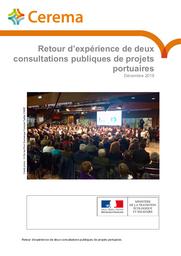 Retour d'expérience de deux consultations publiques de projets portuaires. | FARENC, Jean-Matthieu
