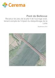 Pont de Bellevue. Recalcul de pieu de la pile 4, tenant compte de l’impact du rééquilibrage de la Loire | POULIN, Benoît
