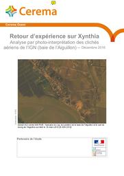 Retour d’expérience sur Xynthia : Analyse par photo-interprétation des clichés aériens de l’IGN (baie de l’Aiguillon) | BERENGER, Nathalie