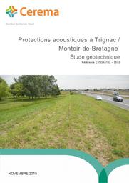 Protections acoustiques à Trignac / Montoir-de Bretagne : Etude géotechnique | LANDRY, Benjamin