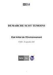 Démarche SCoT témoins, 11 fiches : Etat initial de l’environnement | Cerema. Centre d'études et d'expertise sur les risques, l'environnement, la mobilité et l'aménagement (Administration). Auteur