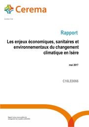 Les enjeux économiques, sanitaires et environnementaux du changement climatique en Isère | HILLERET, Anne