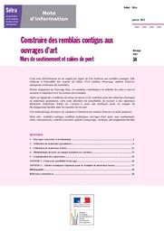 Construire des remblais contigus aux ouvrages d'art - Murs de soutènement et culées de pont : Note d'Information - Ouvrages d'Art - Série(OA) | Cerema. Centre d'études et d'expertise sur les risques, l'environnement, la mobilité et l'aménagement (Administration). Auteur