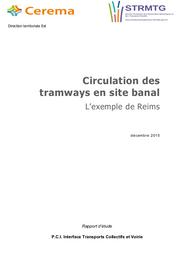 Circulation des tramways en site banal. L’exemple de Reims | SPEISSER, Nicolas
