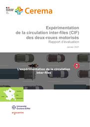 Expérimentation de la circulation inter-files des deux-roues motorisés. Rapport d’évaluation – janvier 2021 | BELTRAMI, Mathis