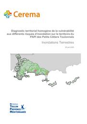 Diagnostic territorial homogène de la vulnérabilité aux différents risques d’inondation sur le territoire du PAPI des Petits Côtiers Toulonnais : Inondations terrestres | Cerema. Centre d'études et d'expertise sur les risques, l'environnement, la mobilité et l'aménagement (Administration)