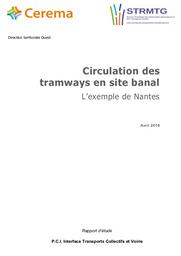 Circulation des tramways en site banal : L’exemple de Nantes | HERVE, Jérôme