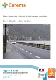 Évaluation d'une Chaussée à Voie Centrale Banalisée. Site de Villequier en Seine-Maritime | DUBOS, Nicolas