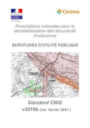 Standard CNIG SUP - Prescriptions nationales pour la dématérialisation des documents d’urbanisme | GALLAIS, Arnauld