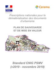 Standard CNIG PSMV - Prescriptions nationales pour la dématérialisation des documents d’urbanisme | GALLAIS, Arnauld