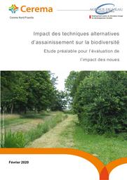 Impact des techniques alternatives d'assainissement sur la biodiversité. Etude préalable pour l'évaluation de l'impact des noues. | BARRAILLER, Guillaume