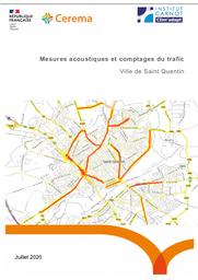 Mesures acoustiques et comptages du trafic. Ville de Saint-Quentin | POT, Geoffrey