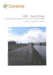 VNF - Quai d'Auby. Dimensionnement des structures de chaussées | LIENARD, Isabelle