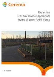 Expertise. Travaux d'aménagements hydrauliques PAPI Verse | KERLOC'H (Bruno)
