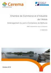 AMO G2-PRO terminal à containers Port de Béthune. Analyse et reprise éléments G2-PRO | HABERT, Julien
