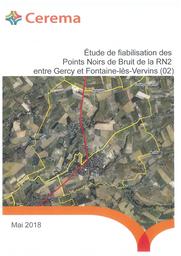 Étude prévisionnelle des points noirs de bruit de la RN2. Entre Gercy et Fontaine-lès-Vervins | POT, Geoffrey