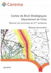 Cartes de bruit stratégique de l'Oise Réseau ferroviaire | POT, Geoffrey