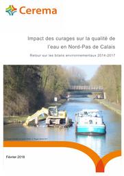 Impact des curages sur la qualité de l'eau en Nord-Pas de Calais. Retour sur les bilans environnementaux 2014-2017 | PRYGIEL, Emilie