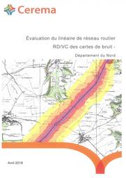 Evaluation du linéaire de réseau routier RD/VC des cartes de bruit. Département du Nord. | POT, Geoffrey