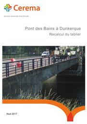 Pont des bains à Dunkerque. Recalcul du tablier. | ROLLAND, Arnaud