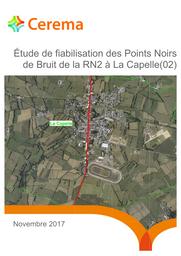 Étude de fiabilisation des Points Noirs de Bruit de la RN2 à la Capelle(02). | MAZOUZ, Louise
