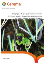 Campagnes de prospection d'amphibiens 2017, dans le cadre du suivi des aménagements du contournement de Beauvais RN31. | FOURNIER, Florian