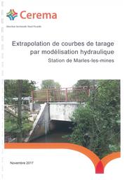 Extrapolation de courbes de tarage par modélisation hydraulique. Stations de Marles-les-Mines (Affaire C16FI0040) | CORSIEZ, Kevin