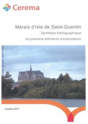 Marais d'Isle de Saint-Quentin. Synthèse bibliographique et premiers éléments d'exploitation. (Affaire C16NB0096) | PRYGIEL, Emilie