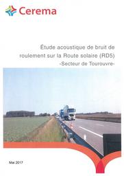 Etude acoustique de bruit de roulement sur la Route solaire (RD5) : Secteur de Tourouvre | DUNEZ, Philippe