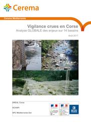 Vigilance crues en Corse. Analyse GLOBALE des enjeux sur 14 bassins. | PAYA, Elodie