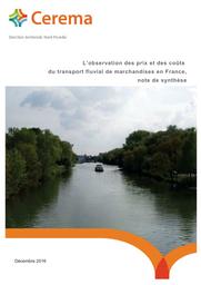 L'observation des prix et des coûts du transport fluvial de marchandises en France : note de synthèse. | BAUDRY, Didier