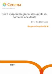 Point d'Appui Régional des outils du domaine accidents. Rapport d'activité 2016. | PERROT (Renan)