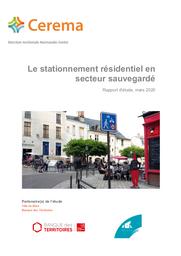 Rapport Le stationnement résidentiel en secteur sauvegardé | CORBIN, Régis