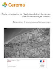 Étude comparative de l’évolution de trait de côte au abords des ouvrages majeurs (côte Seine-Maritime) | DELAFENETRE, Cécile