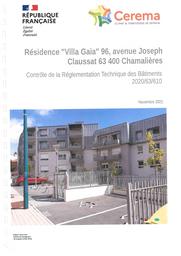 Résidence "Villa Gaia" 96, Avenue Joseph Claussat 63400 Chamalières - Contrôle de la Réglementation Technique des Bâtiments 2020/63/610 | BOUYOUCEF, Mohamed