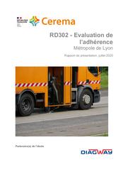 Métropole de Lyon - Evaluation de l’adhérence - RD302 | VERMOREL, Nicolas