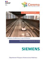 SIEMENS - Mesures d’adhérence Ligne B Rennes | GIBRAT, Thierry