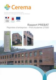 Rapport PREBAT Pépinière d’entreprise – Pont-Audemer 27500 | FOSSE, Jean-Yves