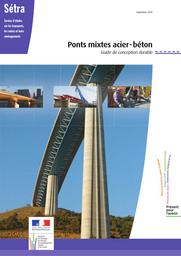 Ponts mixtes acier - béton - Guide de conception durable | Cerema. Centre d'études et d'expertise sur les risques, l'environnement, la mobilité et l'aménagement (Administration). Auteur