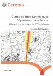 Cartes de bruit stratégique de la Somme. Réseau ferroviaire | POT, Geoffrey