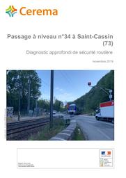 Passage à niveau n° 34 à Saint-Cassin (73) : Diagnostic approfondi de sécurité routière | DEBES, Céline