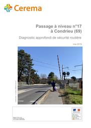 Passage à niveau n° 17 à Condrieu (69) : Diagnostic approfondi de sécurité routière | DEBES, Céline