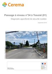 Passage à niveau n° 34 à Tossiat (01) : Diagnostic approfondi de sécurité routière | DEBES, Céline