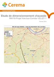 Etude de dimensionnement chaussée. RN118-Projet Voie bus-Corridor VELIZY 1 | DEGRANGE, Romain