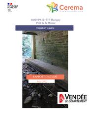 RD 29 – PR 12+777 – Thorigny – Pont de la Moinie – Inspection visuelle | LANDRY, Benjamin
