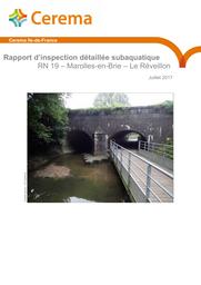 Inspection détaillée subaquatique. Pont de Marolles-en-Brie (94) - RN 19 - Le Réveillon | MACIULA, Ludovik