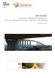 Rapport d’Inspection détaillée périodique du Pont de Cheviré sur la Loire - RN 844 - PR 26+450 | COULAIS, Clément