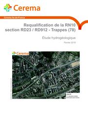 Requalification de la RN 10 section RD 23 / RD 912N - Trappes (78) : Etude hydrogéologique | SOAVE, Rémi