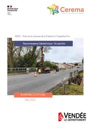 RD 32 – Pont sur le ruisseau de la Filatoire à l’Aiguillon/Vie – Reconnaissance Géotechnique G5 partielle | AUGEARD, Clément